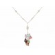 Collier Argent 925 Grappe Papillon Cristal de Swarovski