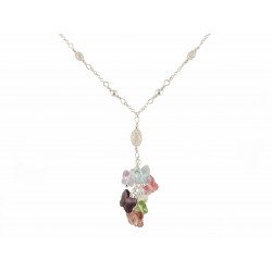 Collier Argent 925 Grappe Papillon Cristal de Swarovski