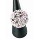 Bague Argent 925 et Cristal de Swarovski Etoile Rose