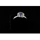 Bague Fleur Argent 999 sertie Zircon Violet