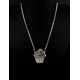 Collier Cupcake Argent 999 sur Chaîne Argent 925