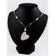 Collier Coeur Filigrane Argent 999