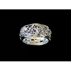 Bague Large Filigrane Argent 999