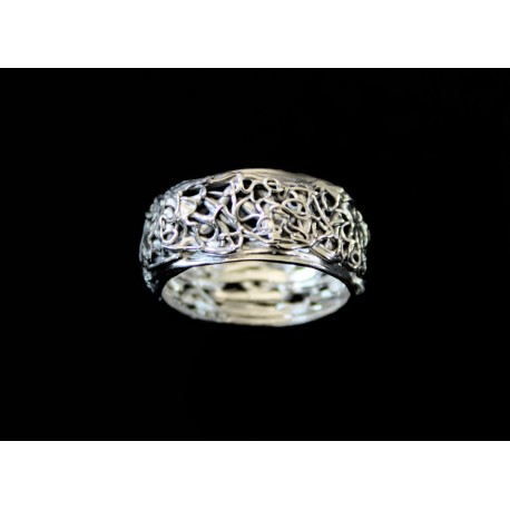 Bague Large Filigrane Argent 999