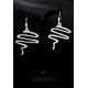 Boucles d'oreille Esquisse Argent 999