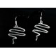 Boucles d'oreille Esquisse Argent 999