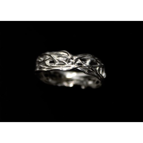 Bague Entrelacé Argent 999