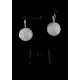 Boucles d'oreille Perles filigranes Argent 999