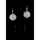 Boucles d'oreille Perles filigranes Argent 999