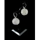 Boucles d'oreille Perles filigranes Argent 999