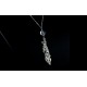 Collier Indescriptible Argent 999 et Cristal de Roche