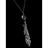 Collier Indescriptible Argent 999 et Cristal de Roche