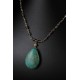 Collier Gold Filled, Améthyste, Apatite et Howlite Turquoise