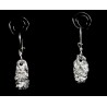 Boucles d'oreille Pépite d'Argent en Argent 999