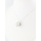 Pendentif Argent 999 Perle Filigrane sertie de Zircon
